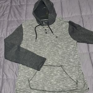 HURLEY Size Large Black And Grey Hoodie
